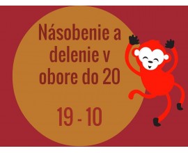 Násobenie a delenie v obore do 20