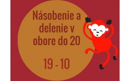 Násobenie a delenie prirodzených čísiel v obore do 20