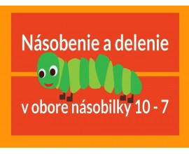 Násobenie a delenie v obore násobilky