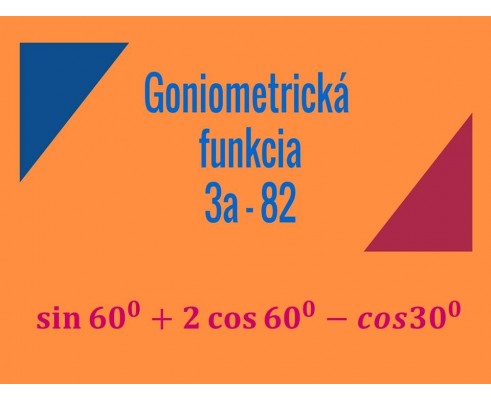 Goniometricke funkcie