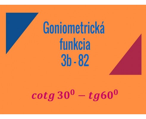 Goniometricke funkcie