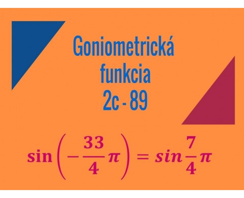 Goniometricke funkcie