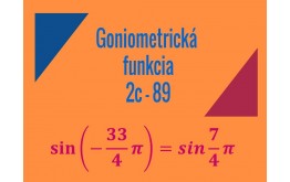 Goniometricke funkcie