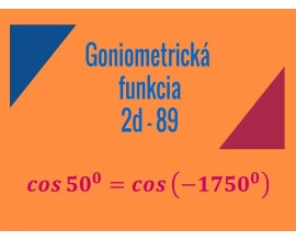 Goniometricke funkcie