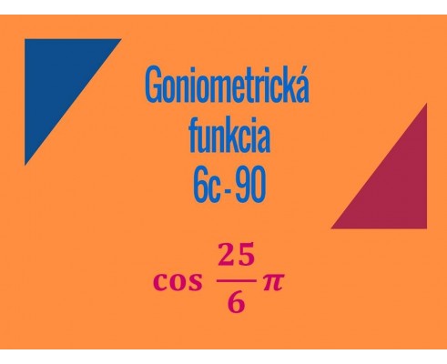 Goniometricke funkcie