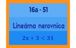 Lineárna nerovnica