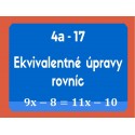 Ekvivalentne upravy rovnice