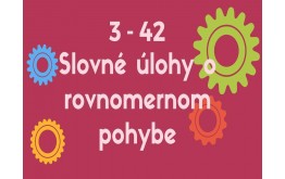 Slovné úlohy o rovnomernom pohybe