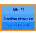 Lineárna nerovnica