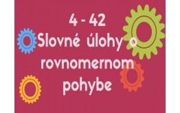 Slovné úlohy o rovnomernom pohybe