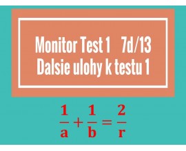 Monitor - Test 1- Ďalšie úlohy k Testu 1