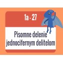 Pisomne delenie jednocifernym delitelom