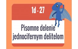 Pisomne delenie jednocifernym delitelom