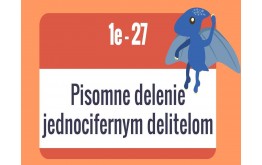 Pisomne delenie jednocifernym delitelom