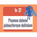 Pisomne delenie jednocifernym delitelom