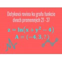 Dotyková rovina ku grafu funkcie dvoch premenných