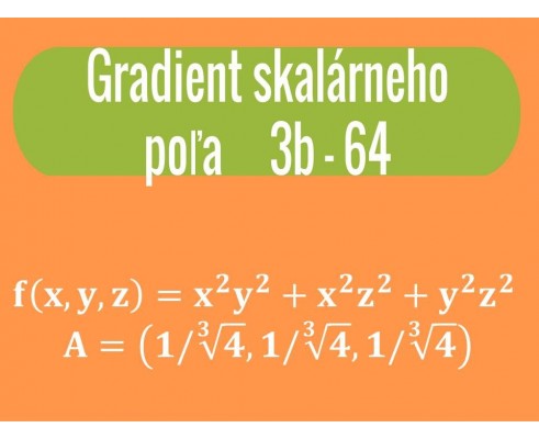 Gradient skalárneho poľa