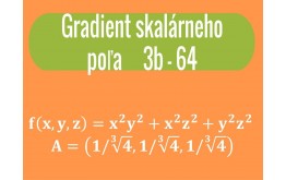 Gradient skalárneho poľa