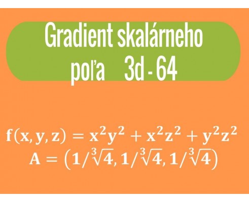 Gradient skalárneho poľa