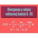 Divergencia a rotácia vektorovej funkcie