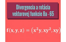 Divergencia a rotácia vektorovej funkcie