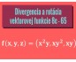 Divergencia a rotácia vektorovej funkcie