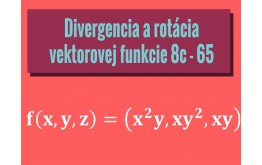 Divergencia a rotácia vektorovej funkcie