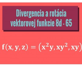 Divergencia a rotácia vektorovej funkcie