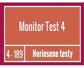 Monitor -Test 4 Neriešené testy