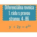 Diferenciálna rovnica 1. rádu s pravou stranou 