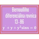 Bernoulliho diferenciálna rovnica