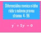 Diferenciálna rovnica n-tého rádu s nulovu pravou stranou