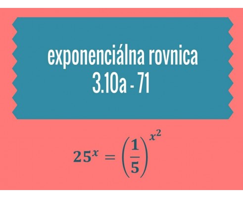 Exponenciálne rovnice