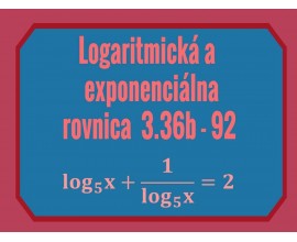 Logaritmické a exponenciálne rovnice