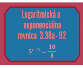 Logaritmické a exponenciálne rovnice