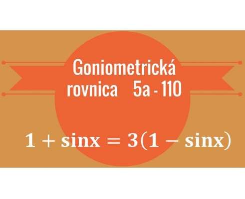 Goniometricke rovnice