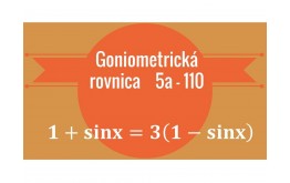 Goniometricke rovnice