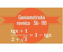 Goniometricke rovnice