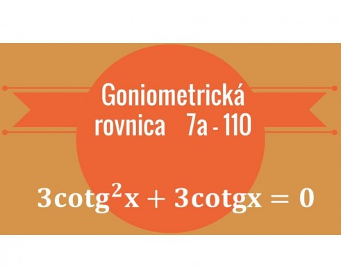 Goniometricke rovnice