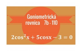 Goniometricke rovnice