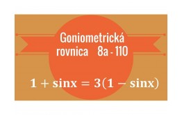 Goniometricke rovnice