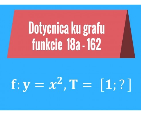 Dotyčnica a normála ku grafu funkcie