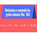 Dotyčnica a normála ku grafu funkcie