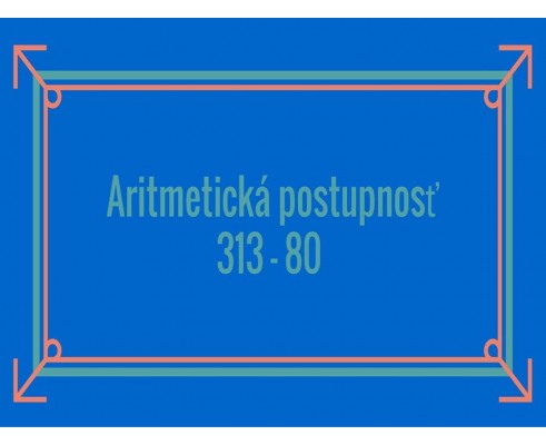 Aritmetická postupnosť