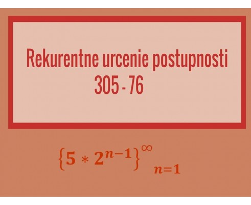 Rekurentné určenie postupnosti