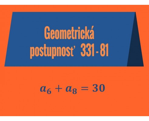 Geometrická postupnosť