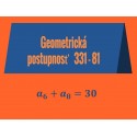 Geometrická postupnosť