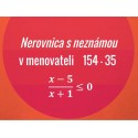 Nerovnica s neznámou v menovateli