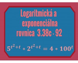 Logaritmické a exponenciálne rovnice